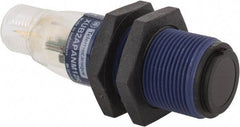 Telemecanique Sensors - 4 Pin M12 Connector, 15m Nominal Distance, Shock and Vibration Resistant, Through Beam Photoelectric Sensor - 12 to 24 VDC, 500 Hz, PBT, 2.36 Inch Long x 0.71 Inch Wide - Makers Industrial Supply