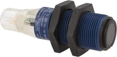 Telemecanique Sensors - 4 Pin M12 Connector, 15m Nominal Distance, Shock and Vibration Resistant, Through Beam Photoelectric Sensor - 12 to 24 VDC, 500 Hz, PBT, 2.36 Inch Long x 0.71 Inch Wide - Makers Industrial Supply