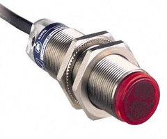 Telemecanique Sensors - Cable Connector, 1m Nominal Distance, Shock and Vibration Resistant, Diffused Photoelectric Sensor - 12 to 24 VDC, 500 Hz, Brass, 62mm Long x 18mm Wide x 7 Inch High - Makers Industrial Supply