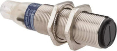 Telemecanique Sensors - 4 Pin M12 Connector, 0.6m Nominal Distance, Shock and Vibration Resistant, Diffused Photoelectric Sensor - 12 to 24 VDC, 500 Hz, Nickel Plated Brass, 2.99 Inch Long x 0.71 Inch Wide - Makers Industrial Supply