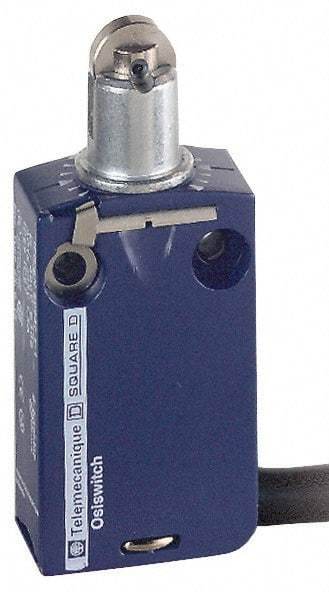 Telemecanique Sensors - SPDT, NC/NO, 240 VAC, 250 VDC, Removable Cable Terminal, Roller Plunger Actuator, General Purpose Limit Switch - 1, 2, 6, 12, 13, 4X, 6P NEMA Rating, IP66, IP67, IP68 IPR Rating - Makers Industrial Supply