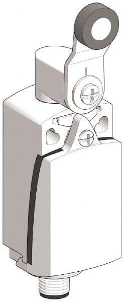 Telemecanique Sensors - SPDT, NC/NO, 240 VAC, 250 VDC, Screw Terminal, Roller Lever Actuator, General Purpose Limit Switch - 1, 2, 4, 6, 12, 13 NEMA Rating, IP66, IP67 IPR Rating - Makers Industrial Supply