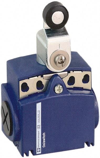 Telemecanique Sensors - SPDT, NC/NO, 240 VAC, 250 VDC, Screw Terminal, Roller Lever Actuator, General Purpose Limit Switch - 1, 2, 4, 6, 12, 13 NEMA Rating, IP66, IP67 IPR Rating - Makers Industrial Supply