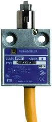 Square D - SPDT, NC/NO, 240 VAC, 4 Pin M12 Male Terminal, Roller Plunger Actuator, General Purpose Limit Switch - 1, 2, 4, 6, 6P NEMA Rating, IP67 IPR Rating, 80 Ounce Operating Force - Makers Industrial Supply