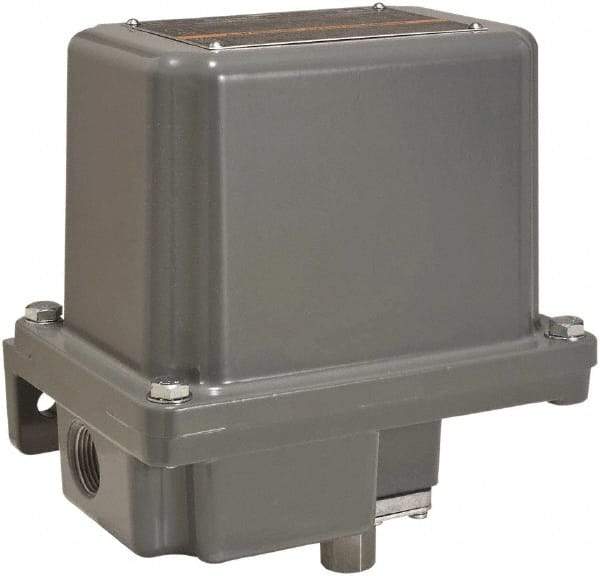 Square D - 7 and 9 NEMA Rated, SPDT, 20 to 1,000 psi, Electromechanical Pressure and Level Switch - Adjustable Pressure, 120 VAC at 6 Amp, 125 VDC at 0.22 Amp, 240 VAC at 3 Amp, 250 VDC at 0.27 Amp, 1/4 Inch Connector, Screw Terminal, For Use with 9012G - Makers Industrial Supply