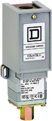 Square D - 1 NEMA Rated, SPDT, 3 to 150 psi, Electromechanical Pressure and Level Switch - Fixed Pressure, 120 VAC at 6 Amp, 125 VDC at 0.22 Amp, 240 VAC at 3 Amp, 250 VDC at 0.27 Amp, 1/4 Inch Connector, Screw Terminal, For Use with 9012G - Makers Industrial Supply