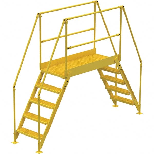 Vestil - 93" High 500 Lb Capacity 5 Step Crossover Bridge - Makers Industrial Supply