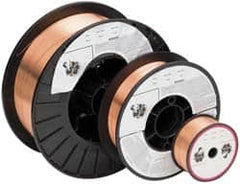 Welding Material - ER70S-6, 0.023 Inch Diameter, Carbon Steel MIG Welding Wire - 33 Lb. Roll - Exact Industrial Supply