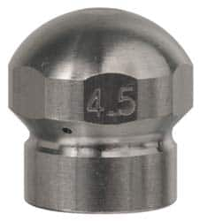 Value Collection - 4,200 psi Fixed, Sewer Pressure Washer Nozzle - 8mm Orifice Diam, 1/4" Thread - Makers Industrial Supply