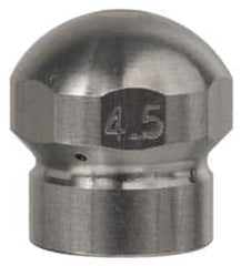 Value Collection - 4,200 psi Fixed, Sewer Pressure Washer Nozzle - 7.5mm Orifice Diam, 1/4" Thread - Makers Industrial Supply