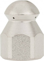 Value Collection - 4,200 psi Fixed, Sewer Pressure Washer Nozzle - 6mm Orifice Diam, 1/4" Thread - Makers Industrial Supply