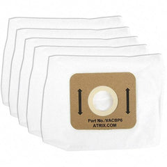 Atrix - Backpack Series HEPA Filter Bags - 8Qt., HEPA filtration, Use with VACBP1 , VACBP36V 5/PK - Makers Industrial Supply