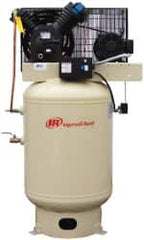 Ingersoll-Rand - 10 hp, 120 Gal Stationary Electric Vertical Air Compressor - Three Phase, 175 Max psi, 35 CFM, 230 Volt - Makers Industrial Supply