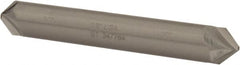 Hertel - 3/8" Diam Double End Cobalt Chamfer Mill - Makers Industrial Supply