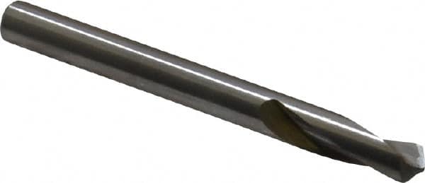 Hertel - 1/4" Body Diam, 120°, 2-5/8" OAL, Cobalt Spotting Drill - Makers Industrial Supply