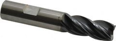 OSG - 5/8", 4 Flute, Single End, Solid Carbide, 0.03" Corner Radius End Mill - 3-1/2" OAL, Right Hand Flute, 1-1/4" LOC, Right Hand Cut - Makers Industrial Supply