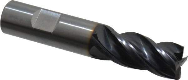 OSG - 3/4", 4 Flute, Single End, Solid Carbide, 0.03" Corner Radius End Mill - 4" OAL, Right Hand Flute, 1-1/2" LOC, Right Hand Cut - Makers Industrial Supply