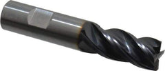 OSG - 3/4", 4 Flute, Single End, Solid Carbide, 0.03" Corner Radius End Mill - 4" OAL, Right Hand Flute, 1-1/2" LOC, Right Hand Cut - Makers Industrial Supply