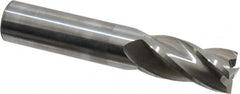 Hertel - 16mm, 32mm LOC, 16mm Shank Diam, 89mm OAL, 4 Flute, Solid Carbide Square End Mill - Single End, Uncoated, 30° Helix, Centercutting, Right Hand Cut - Makers Industrial Supply