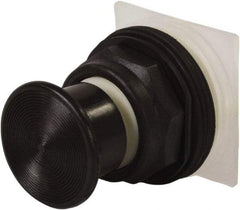 Schneider Electric - 30mm Mount Hole, Extended Straight, Pushbutton Switch Only - Black Pushbutton, Momentary (MO) - Makers Industrial Supply