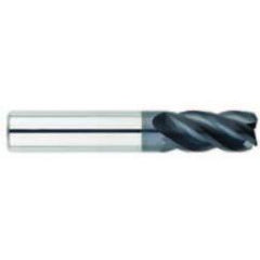 1" Dia. - 1-1/2" LOC - 4" OAL - .030-.035 Radius 4 FL Carbide S/E HP End Mill-AlTiN - Makers Industrial Supply