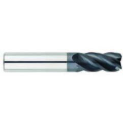 5/8" Dia. - 1-1/4" LOC - 3-1/2" OAL - .030-.035 Radius 4 FL Carbide S/E HP End Mill-AlTiN - Makers Industrial Supply