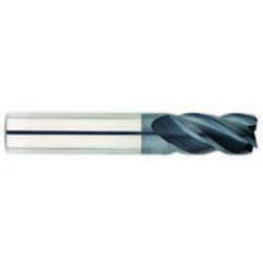 3/4" Dia. - 1-1/2" LOC - 4" OAL - 4 FL Carbide S/E HP End Mill-AlTiN - Makers Industrial Supply