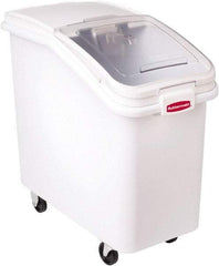 Rubbermaid - Rectangular, White Polypropylene Food Bin - 28" High x 15-1/2" Wide x 29-1/2" Long - Makers Industrial Supply