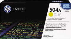 Hewlett-Packard - Yellow Toner Cartridge - Use with HP Color LaserJet CM3530 MFP, CP3525 - Makers Industrial Supply