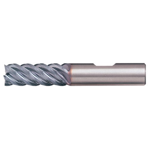 7/8″ × 7/8″ × 2″ × 4″ RHS / RHC Solid Carbide 5-Flute High-Performance End Mill for Steel - TiAlN