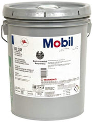 Mobil - 5 Gal Pail Mineral Hydraulic Oil - 0180°F, SAE 20, ISO 32/46, 36.8 cSt at 40°C & 8.3 cSt at 100°C - Makers Industrial Supply