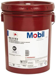 Mobil - 5 Gal Pail Mineral Hydraulic Oil - ISO 32, 31.9 cSt at 40°C & 5.5 cSt at 100°F, Food Grade - Makers Industrial Supply