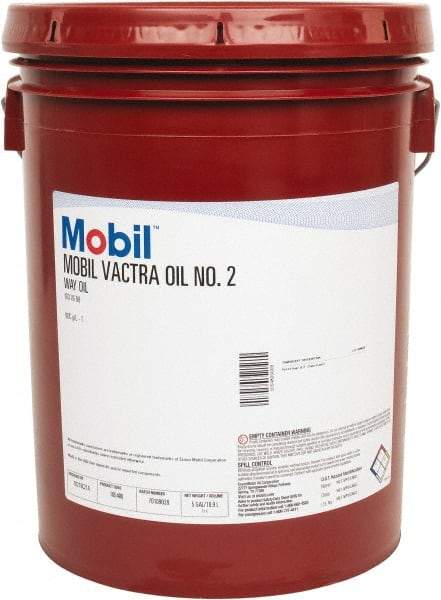 Mobil - 5 Gal Pail, Mineral Way Oil - ISO Grade 68, SAE Grade 9 - Makers Industrial Supply