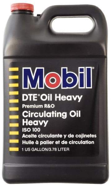 Mobil - 1 Gal Container Mineral Circulating Oil - SAE 40, ISO 150, 146 cSt at 40°C & 14.4 cSt at 100°F - Makers Industrial Supply