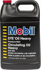 Mobil - 1 Gal Container Mineral Circulating Oil - SAE 30, ISO 100, 95.1 cSt at 40°C & 10.9 cSt at 100°F - Makers Industrial Supply