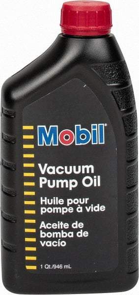 Mobil - 1 Qt Bottle Mineral Vacuum Pump Oil - SAE 20, ISO 68, 100 cSt at 40°C - Makers Industrial Supply