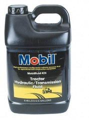 Mobil - 2.5 Gal Bottle Mineral Hydraulic Oil - ISO 46/68, 55 cSt at 40°C & 9.3 cSt at 100°F - Makers Industrial Supply