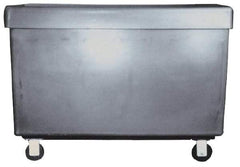 Bayhead Products - 800 Lb Load Capacity, Polyethylene Rolling Covered Container - 21" Wide x 41" Long x 21-1/2" High - Makers Industrial Supply