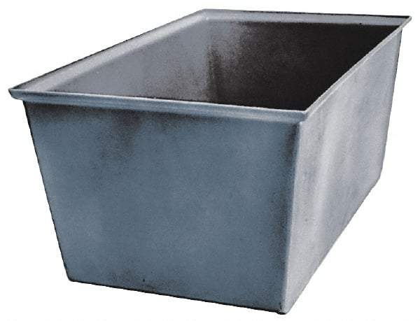 Bayhead Products - Gray Polyethylene Tote Container - Nesting, 23" Long x 15" Wide x 12" High - Makers Industrial Supply