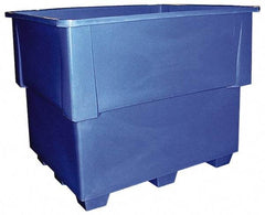 Bayhead Products - 52" Long x 42" Wide x 42" High Polyethylene Pallet Bulk Container Stackable, 4-Way Fork Entry - 1,000 Lb. Load Capacity - Makers Industrial Supply