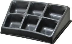 Bayhead Products - 12-1/2" Wide x 3" High x 8-1/2" Deep, Small Parts Assembly Tray - Plastic Frame, 6 Compartments, 3" Wide x 2-1/2" Deep Bin - Makers Industrial Supply