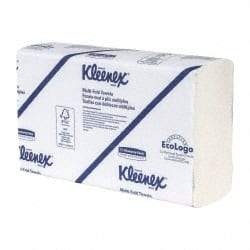 Kleenex - 1 Ply White Multi-Fold Paper Towels - 9-1/4" Wide - Makers Industrial Supply