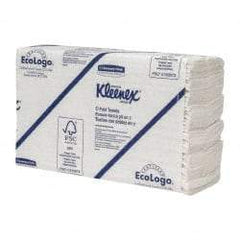 Kleenex - 1 Ply White C-Fold Paper Towels - 10-1/8" Wide - Makers Industrial Supply