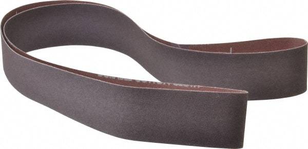 Norton - 2" Wide x 60" OAL, 100 Grit, Aluminum Oxide Abrasive Belt - Aluminum Oxide, Fine, Coated, X Weighted Cloth Backing, Series R228 - Makers Industrial Supply