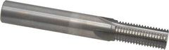 Scientific Cutting Tools - M14x1.50 Thread, 1/2" Shank Diam, Bright Coating, Solid Carbide Straight Flute Thread Mill - 4 Flutes, 3-1/2" OAL, M14 Min Noml Diamter - Makers Industrial Supply