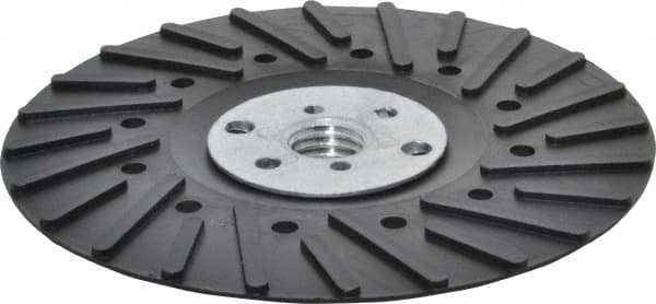 Value Collection - 5" Diam Locking Nut Disc Backing Pad - Hard Density, 20,000 RPM - Makers Industrial Supply