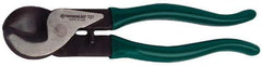 Greenlee - 9-1/4" OAL, 1 AWG Capacity, Cable Cutter - Plastic Coated Handle - Makers Industrial Supply