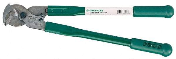 Greenlee - 18" OAL, 350 MCM Capacity, Cable Cutter - Rubber Handle - Makers Industrial Supply