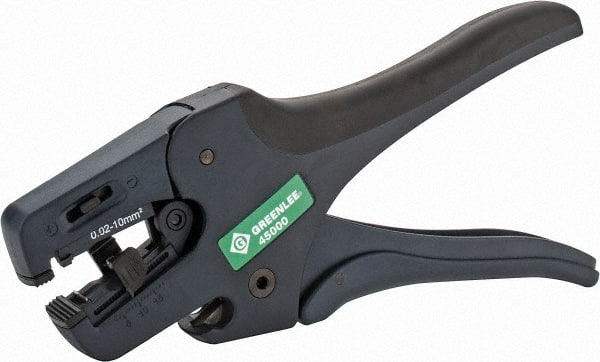 Greenlee - 24 to 12 AWG Capacity Adjusting Wire Stripper - Makers Industrial Supply