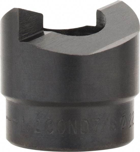 Greenlee - 1/2" Conduit Round Punch - 7/8" Hole Diam - Makers Industrial Supply